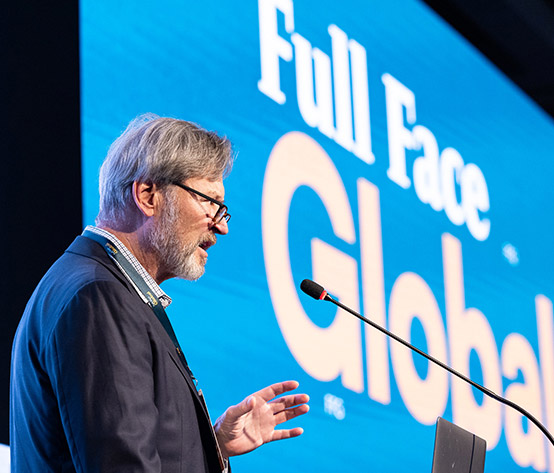Gerald O'Daniel, palestrando no Full Face Global 2025